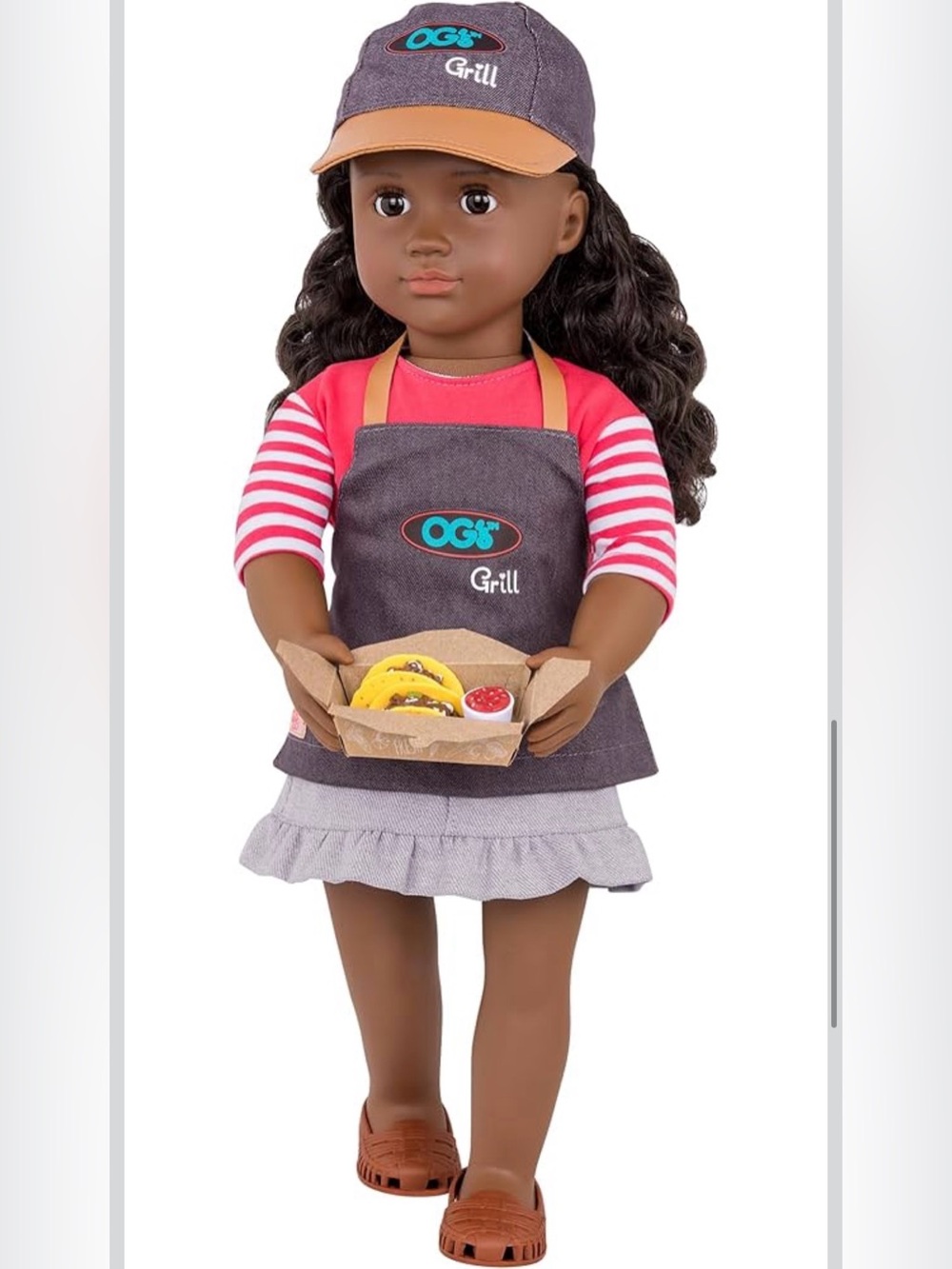 Our Generation Deluxe Food Truck Doll, Macy, 18”